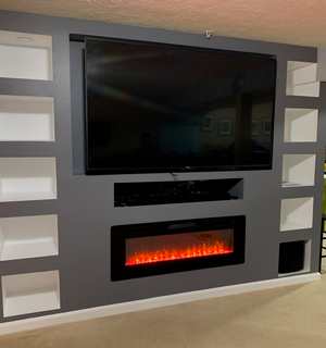 Custom Designs For Fireplaces And T.V